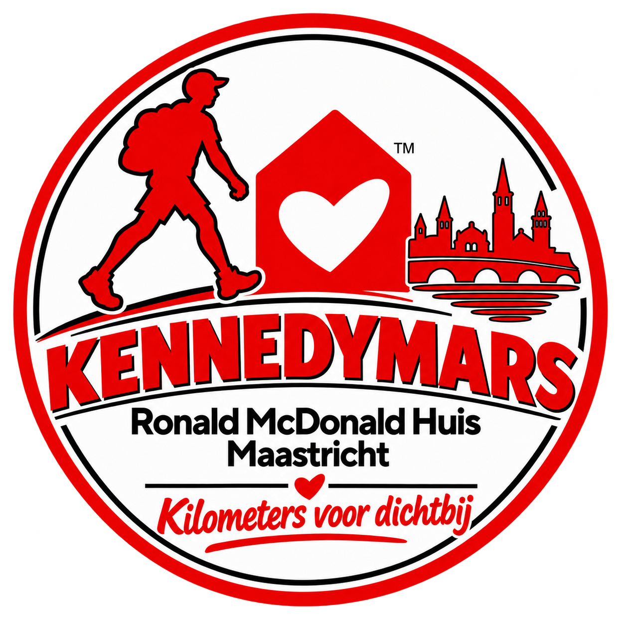 Logo Kilometers voor dichtbij